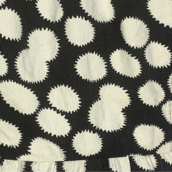 Anthropologie Leifnotes Dress Tan with Black Polka Dot Sleeveless Full L… - Picture 11 of 15